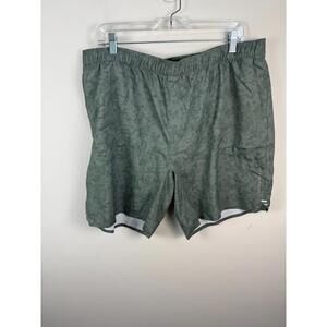 Peter Millar Crown Sport Active Green Camo Swift Performance Shorts XL